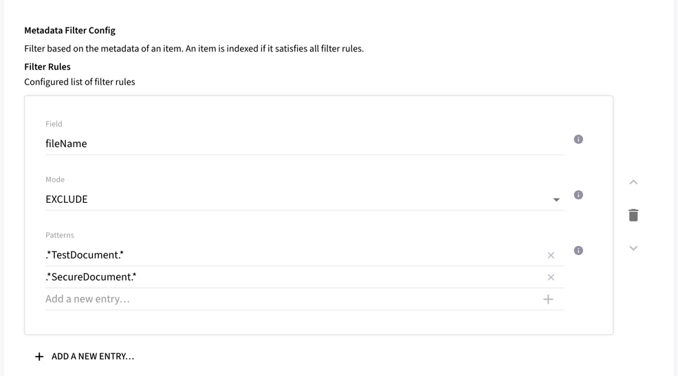 Metadata Filter