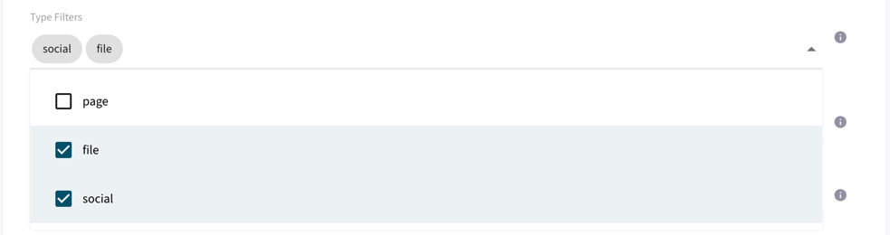 Type Filters